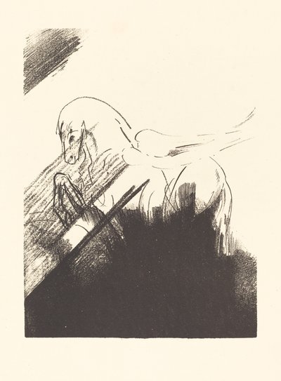 シュヴァルエール（翼のある馬） 作： Odilon Redon
