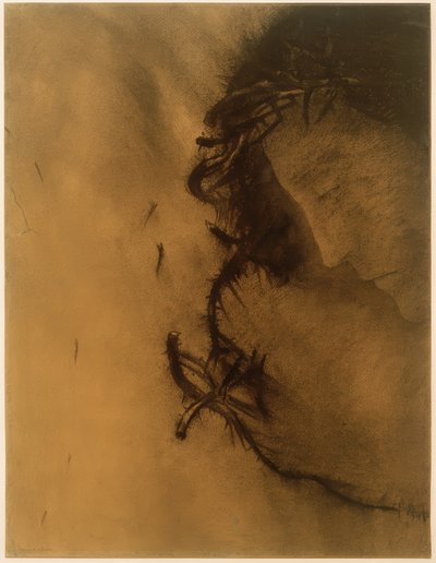 キリスト（いばらの冠） 作： Odilon Redon