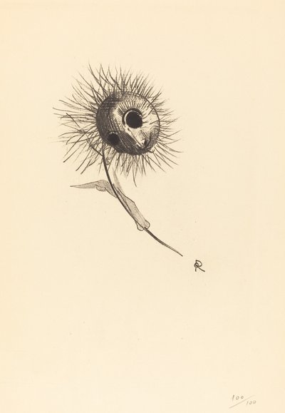 ランプの行き止まり 作： Odilon Redon