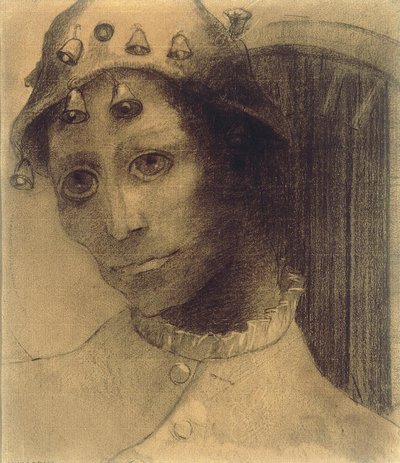 Das Fass Amontillado、シリーズ：Edgar Poe、1886 作： Odilon Redon