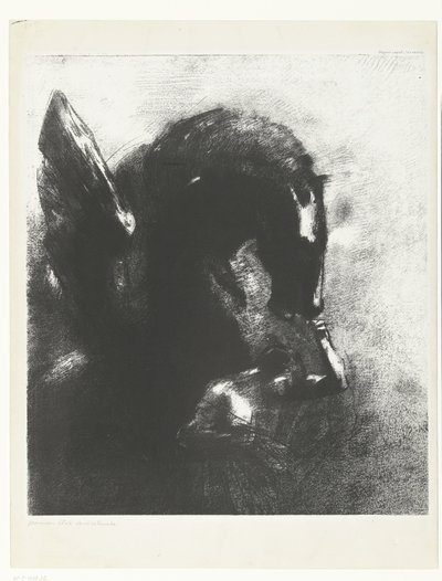 囚われのペガサス Pegase captif (オブジェクトのタイトル) 作： Odilon Redon