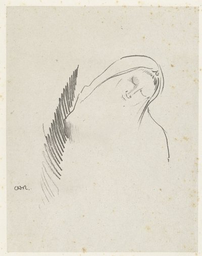 スラープから 睡眠 作： Odilon Redon