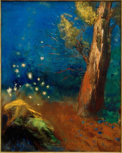 仏の死 作： Odilon Redon