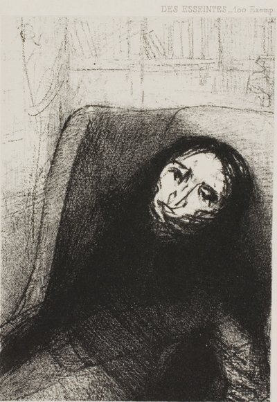 Des Esseintes、J.K. Huysmans による A Rebours のための口絵 作： Odilon Redon