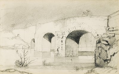 「バスクの国」というタイトルのアルバムからの描画、1862〜63 作： Odilon Redon