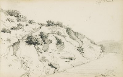 「バスクの国」というタイトルのアルバムからの描画、1862〜63 作： Odilon Redon