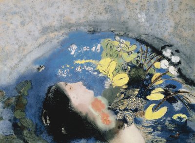 オフィーリアの溺死 作： Odilon Redon