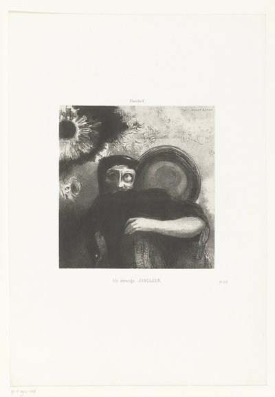 Een vreemde ジャグラー 奇妙なジャグラー (オブジェクトのタイトル) 作： Odilon Redon