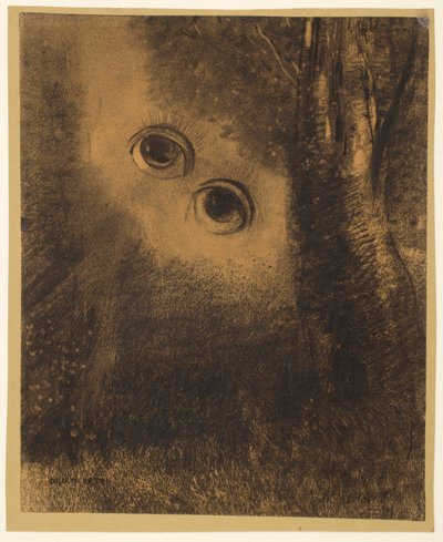 森の中の目 作： Odilon Redon