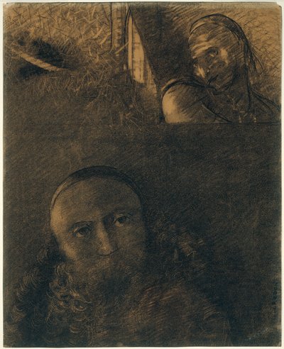 ファウストとメフィストフェレス 作： Odilon Redon