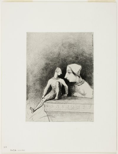 猫らしさ、In Dreams のプレート 7 作： Odilon Redon