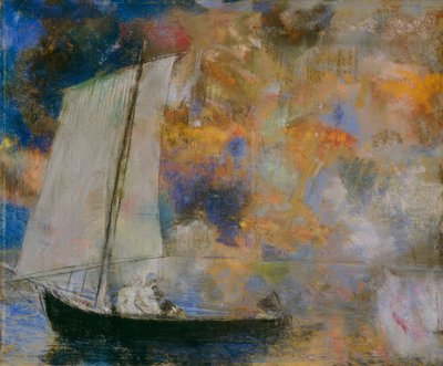 花の雲 作： Odilon Redon
