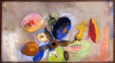 花、1907-10 作： Odilon Redon