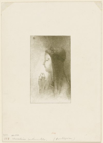 フェルディナンド・エロルによるシュヴァリエールのセンチメンタルのための口絵 作： Odilon Redon