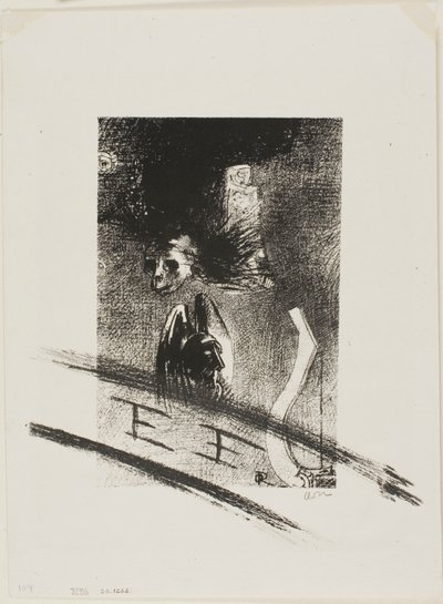 イワン・ギルキン『ダムネーション』扉絵（画家による 作： Odilon Redon