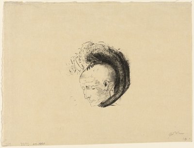 アンドレ・メレリオによる絵画における理想主義運動の口絵 作： Odilon Redon