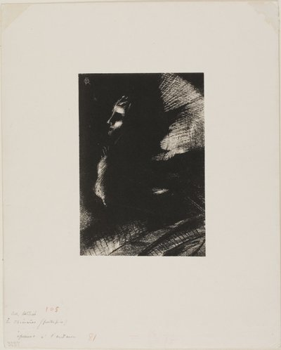 ジュール・デストレによるレ・シメールの口絵 作： Odilon Redon