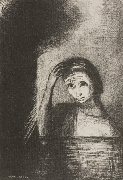 エミール・ヴェルヘーレン『Les Debacles』より扉絵 作： Odilon Redon