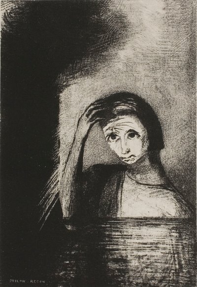 エミール・ヴェルヘーレン『Les Debacles』より扉絵 作： Odilon Redon