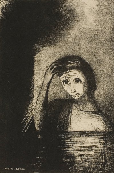 エミール・ヴェルヘーレン『Les Debacles』より扉絵 作： Odilon Redon
