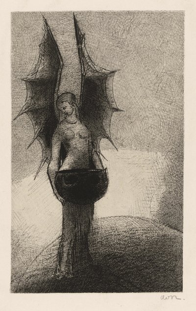 イワン・ギルキン『テネブル』（ダークネス）より扉絵 作： Odilon Redon