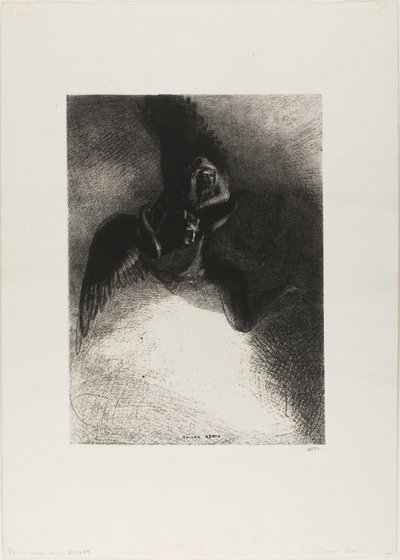 ギュスターヴ・フロベールへの口絵 (ギュスターヴ・フロベールへ) 作： Odilon Redon