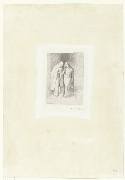 謎の会話 Entretien mystique (オブジェクトのタイトル) 作： Odilon Redon