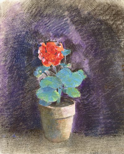 ゼラニウム、 作： Odilon Redon