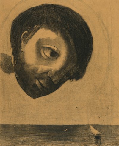 水の守護霊 作： Odilon Redon