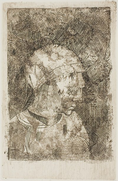 少女の首 (編者) 作： Odilon Redon