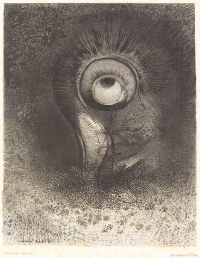 花で試みられた最初のビジョンがおそらくありました 作： Odilon Redon