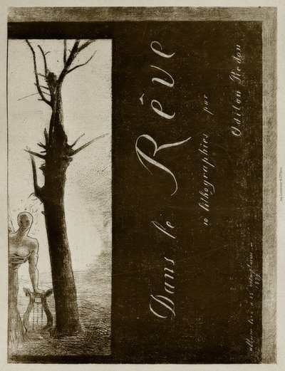 夢の中で 作： Odilon Redon