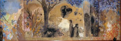 夜、1910-1911。 作： Odilon Redon