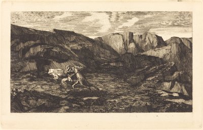 恐れ 作： Odilon Redon