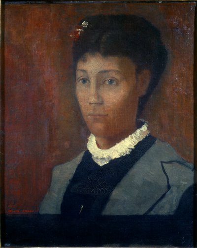 マダム・オディロン 作： Odilon Redon