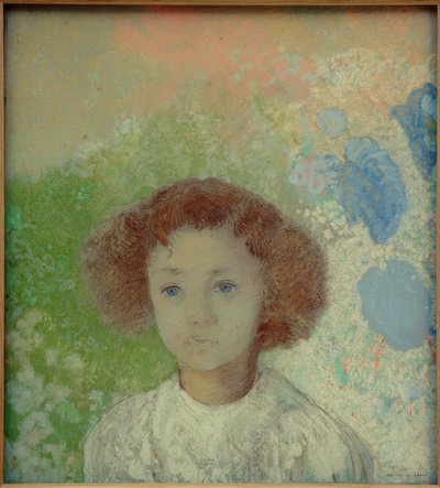 マドモアゼル・ド・ゴネ 作： Odilon Redon