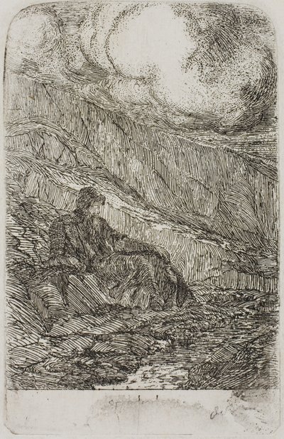 瞑想 作： Odilon Redon