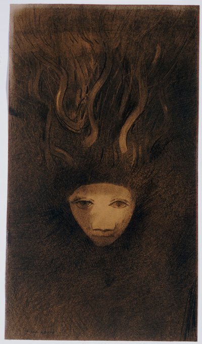 メデューサ 作： Odilon Redon