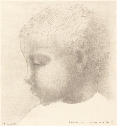 モン・アンファン（我が子） 作： Odilon Redon