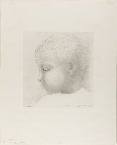 私の子供 作： Odilon Redon