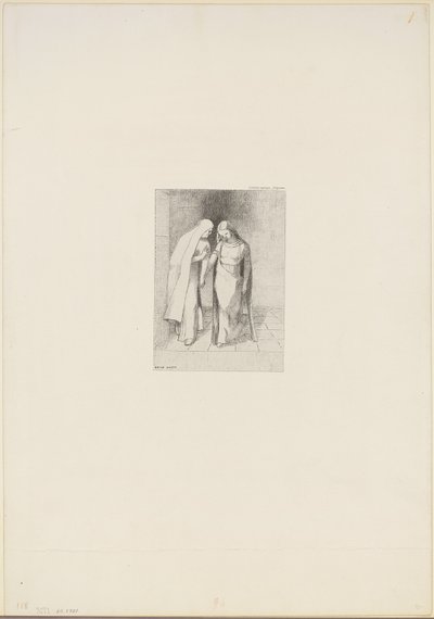 神秘的な会話 作： Odilon Redon