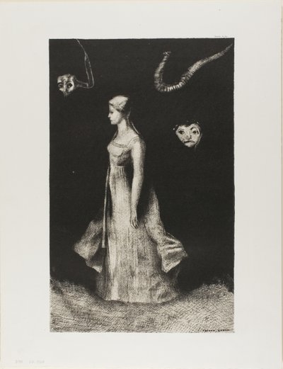 強迫観念 作： Odilon Redon