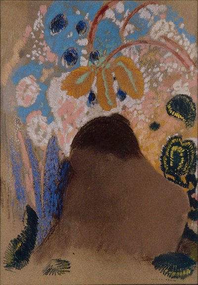 オフィーリア 作： Odilon Redon