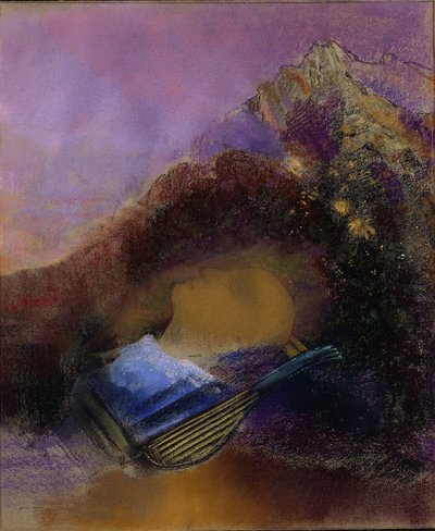 オルフェウス、c。 1903-1910。 作： Odilon Redon