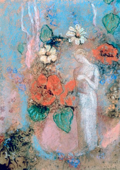 パンドラ、c1860-1916 作： Odilon Redon