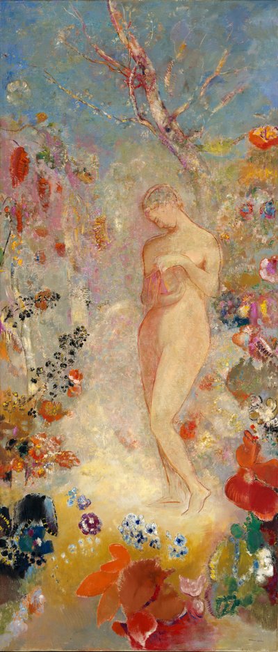 パンドラ、ca。 1914年。 作： Odilon Redon
