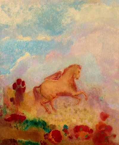 ペガサス 作： Odilon Redon
