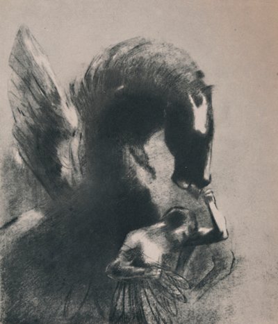 ペガサス捕虜、1889年、1946年。 作： Odilon Redon