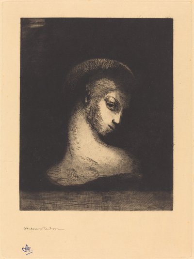 倒錯 作： Odilon Redon