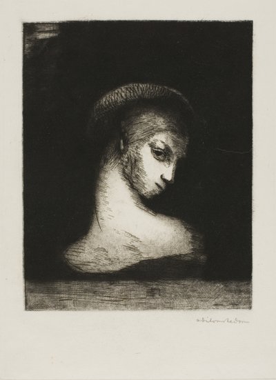 倒錯 作： Odilon Redon